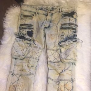 Men’s rock star jeans